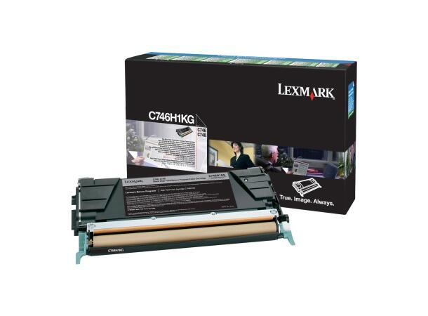 Toner LEXMARK C746H1KG 12K sort 
